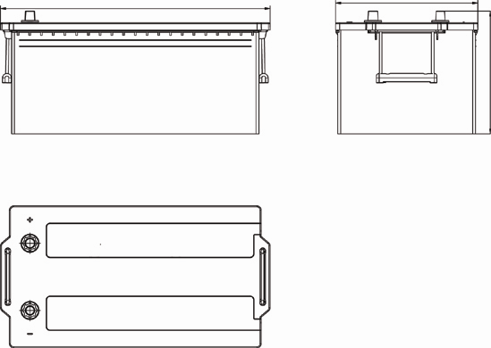 Baterie de pornire DE2253 DETA